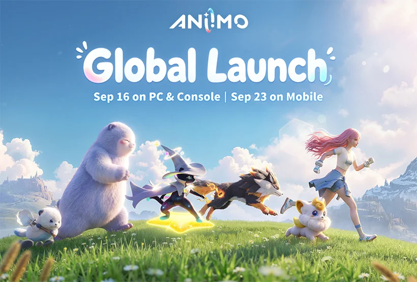 Official Aniimo launch banner showing PC and Console release on September 16 and Mobile on September 23
